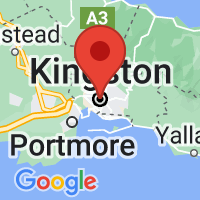 Map of Kingston, JM JM
